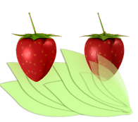 3D strawberry
