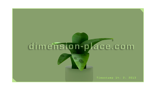 3d plant raindrop flowerpot