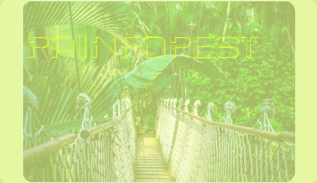 Human future Rainforest